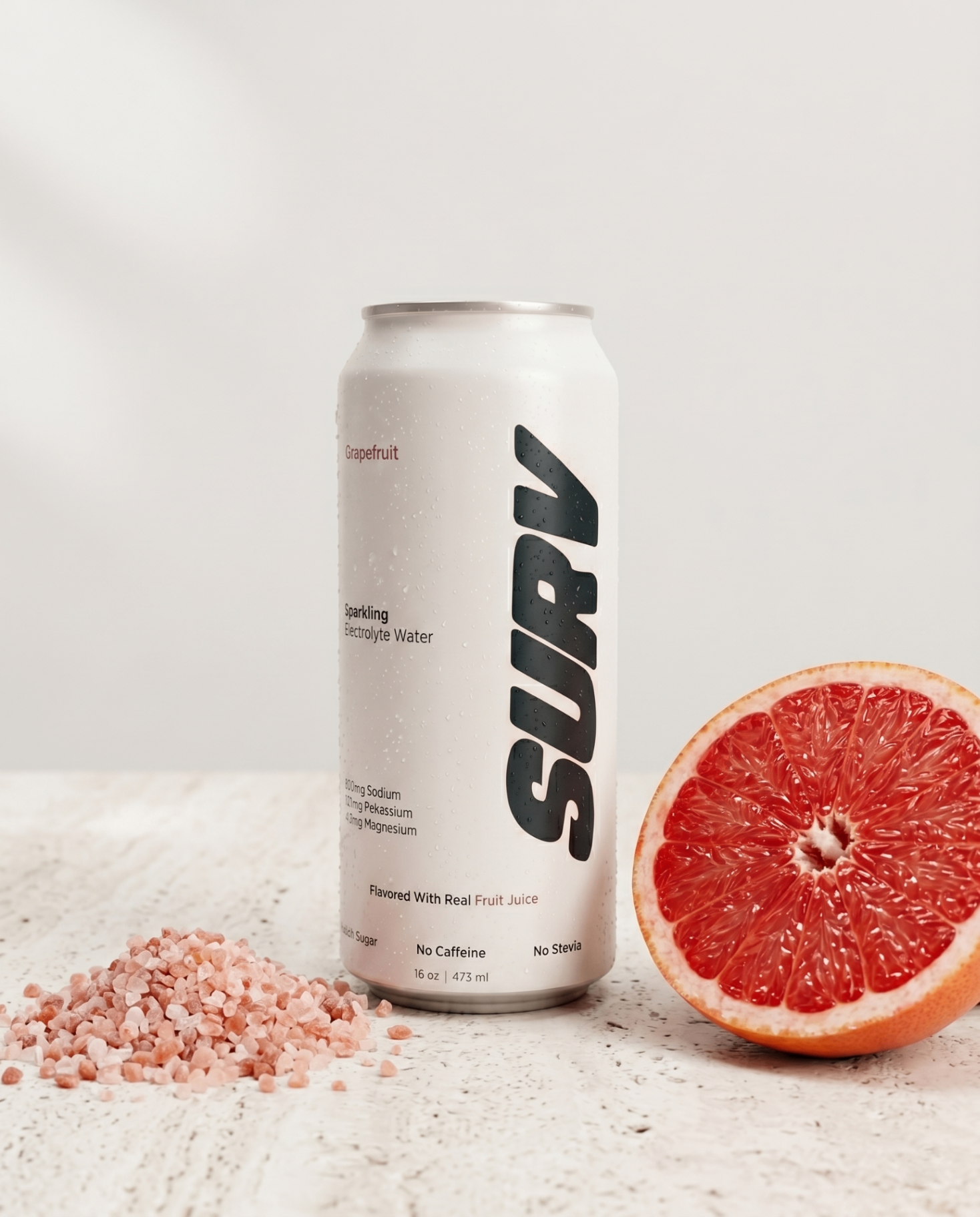 Surv ingredients — grapefruit, sea salt, and clean minerals